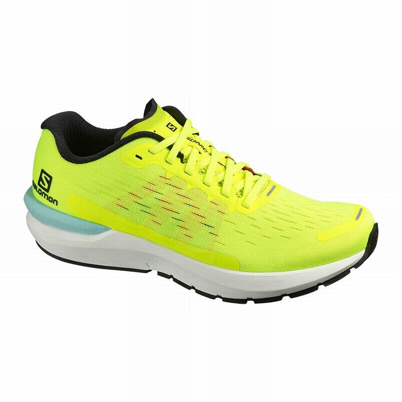 Salomon Singapore Mens Running Shoes - SONIC 3 BALANCE Yellow/White | 09148-PAMS